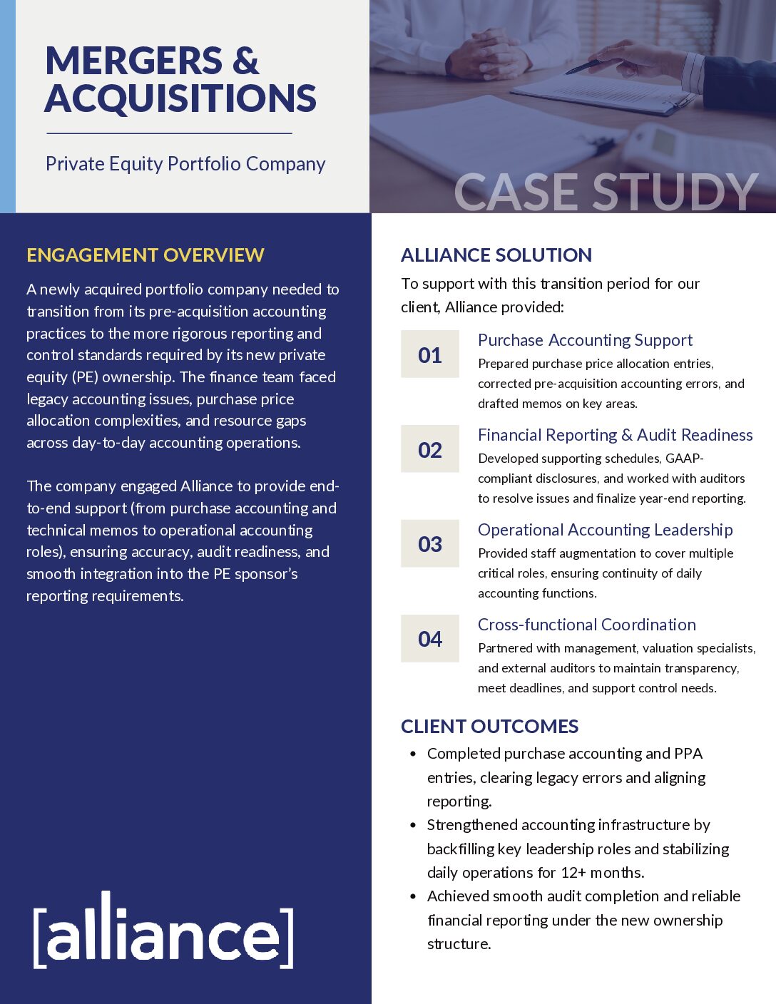 Mergers + Acquisitions Case Study Thumbnail